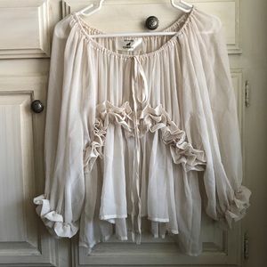 COYOTE COWBOY RUFFLED BLOUSE 🐎🤠